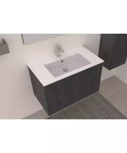 MOBILE BAGNO "CANALETTO" GRIGIO, 80 CM